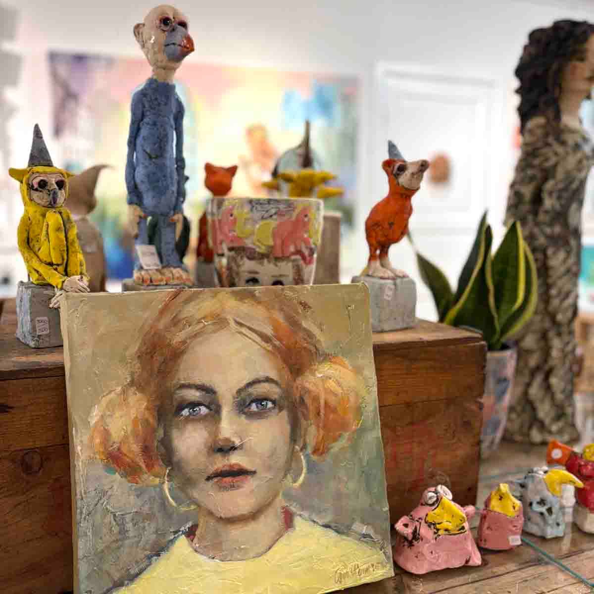 Attitude (II), 30x30 maleri