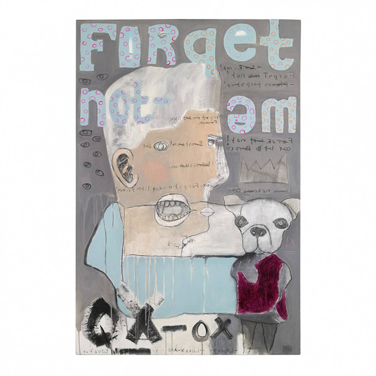 Forget me not, 70x100