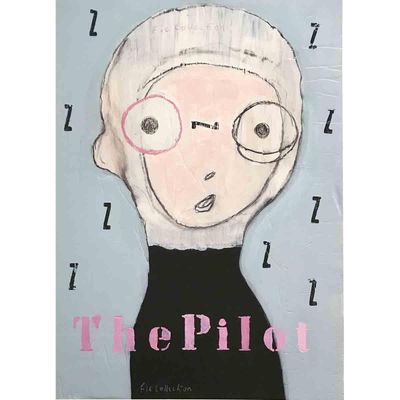 The Pilot in the Blue, giclée 46x35