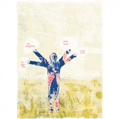 Verd hvert vingeslag (30x40cm) kunstplakat