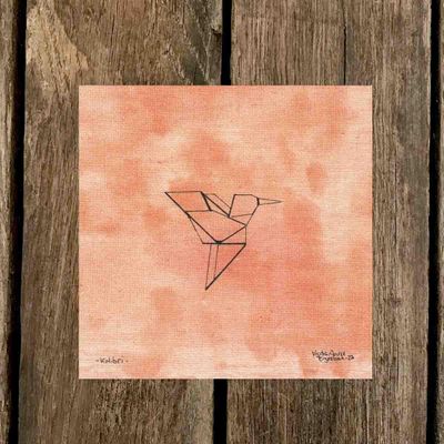 Kolibri, 12x12 original 