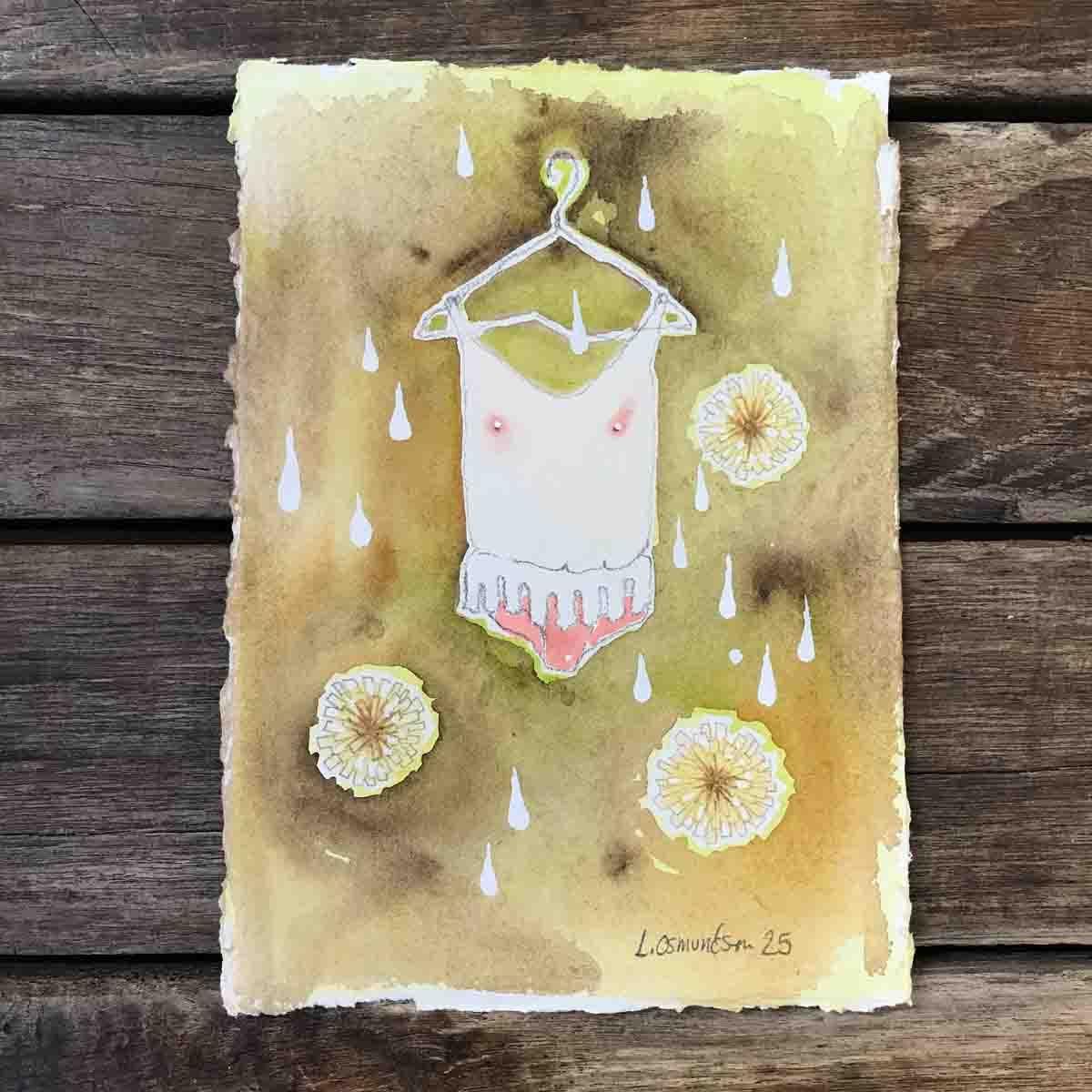 Different, akvarell 21x15 cm