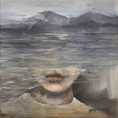 Lengsel, 30x30 maleri