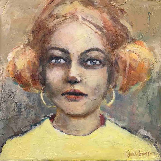 Hovedbilde Attitude (II), 30x30 maleri