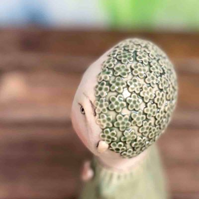 Lykkefnugg, skulptur ca 16 cm (08)