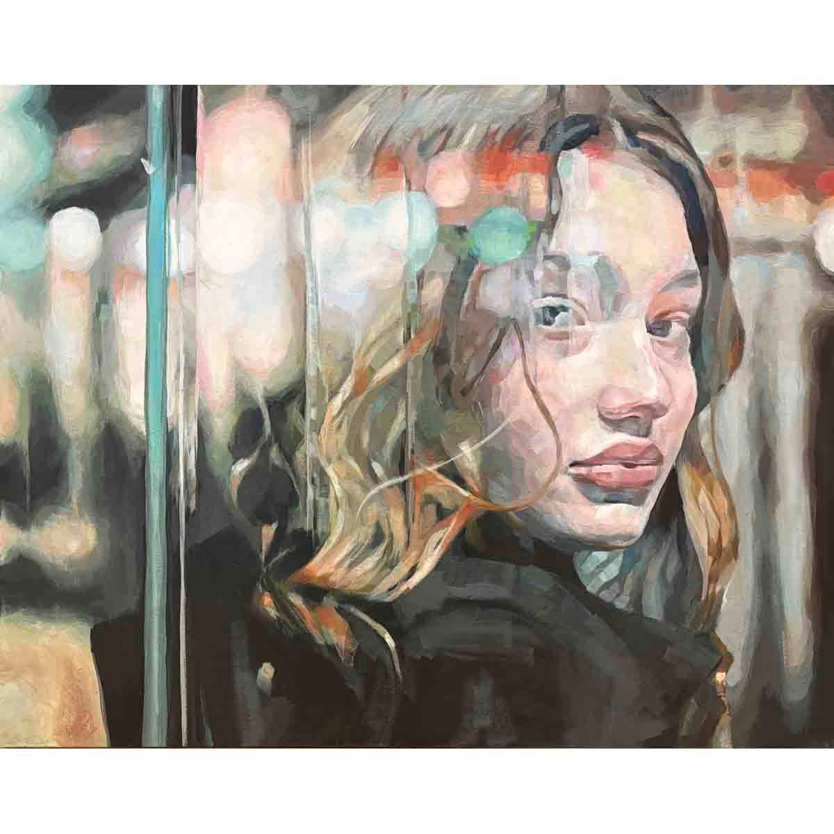 Found you, 100x80 maleri