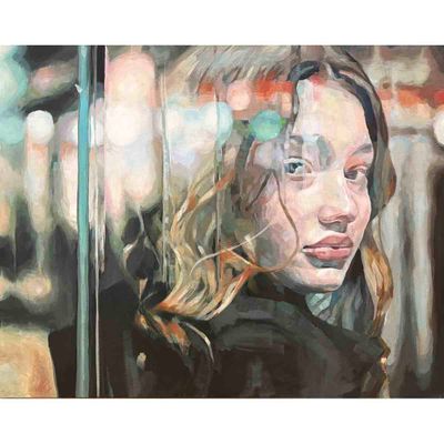Found you, 100x80 maleri