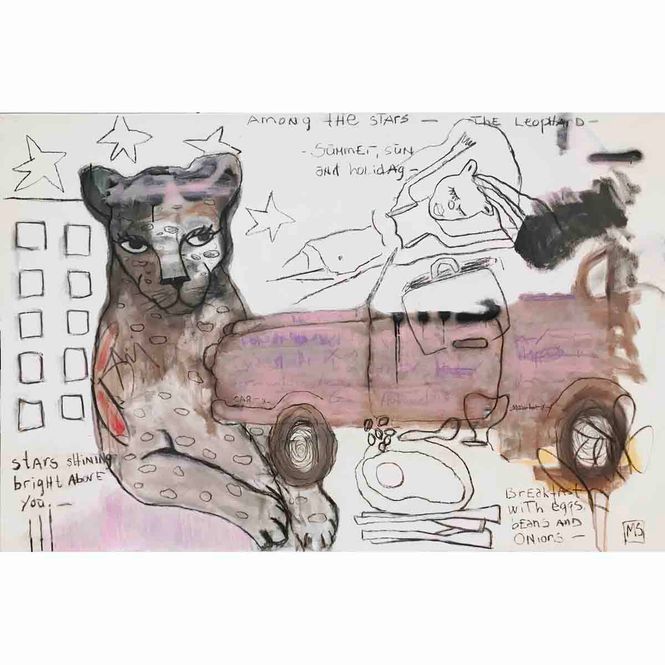 Hovedbilde Dreams, 150x100 mixed media maleri