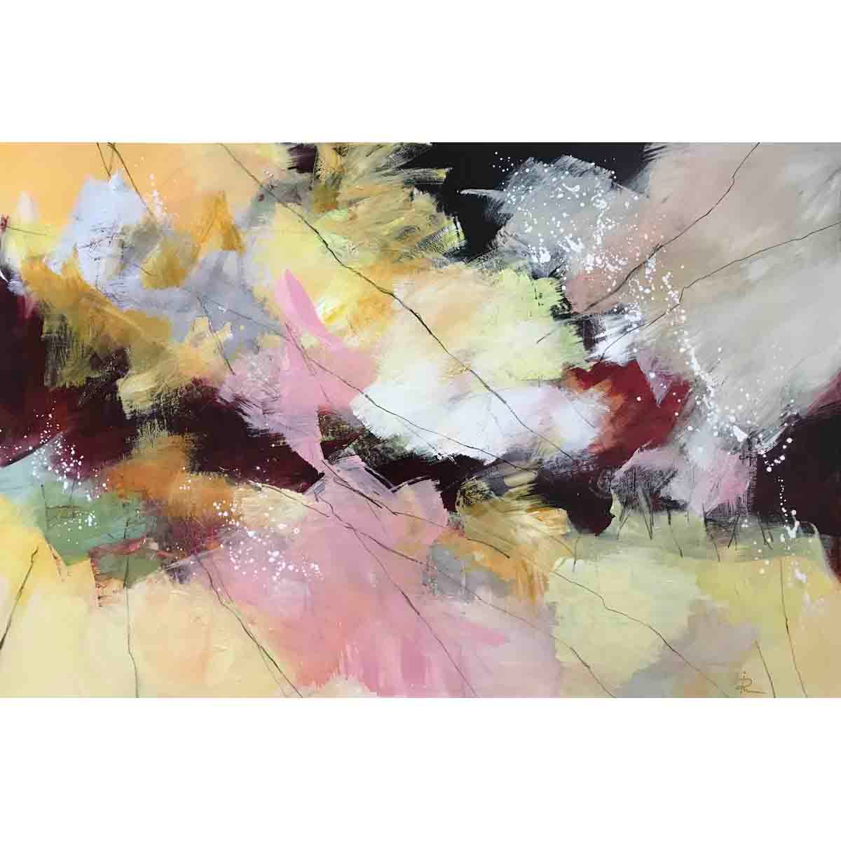 Floral whisper, 150x100 maleri