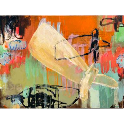 Fly, 80x60 maleri