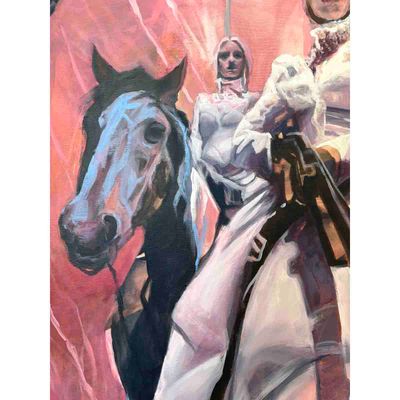 Daughters of the hidden wild, 150x100 maleri