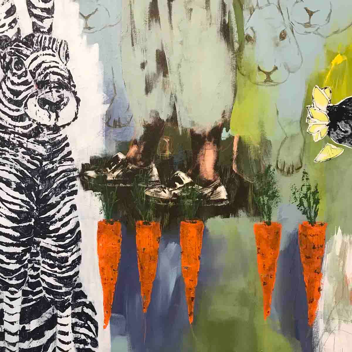 Secret garden activities, 100x100 maleri