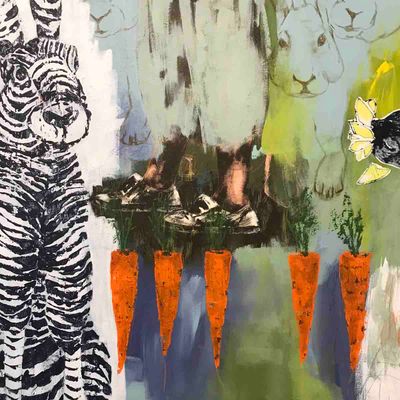 Secret garden activities, 100x100 maleri