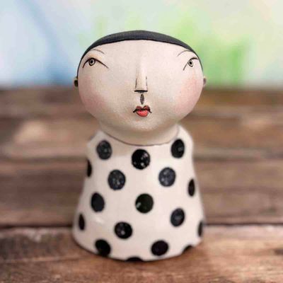 Lykkefnugg, skulptur ca 16 cm (09)