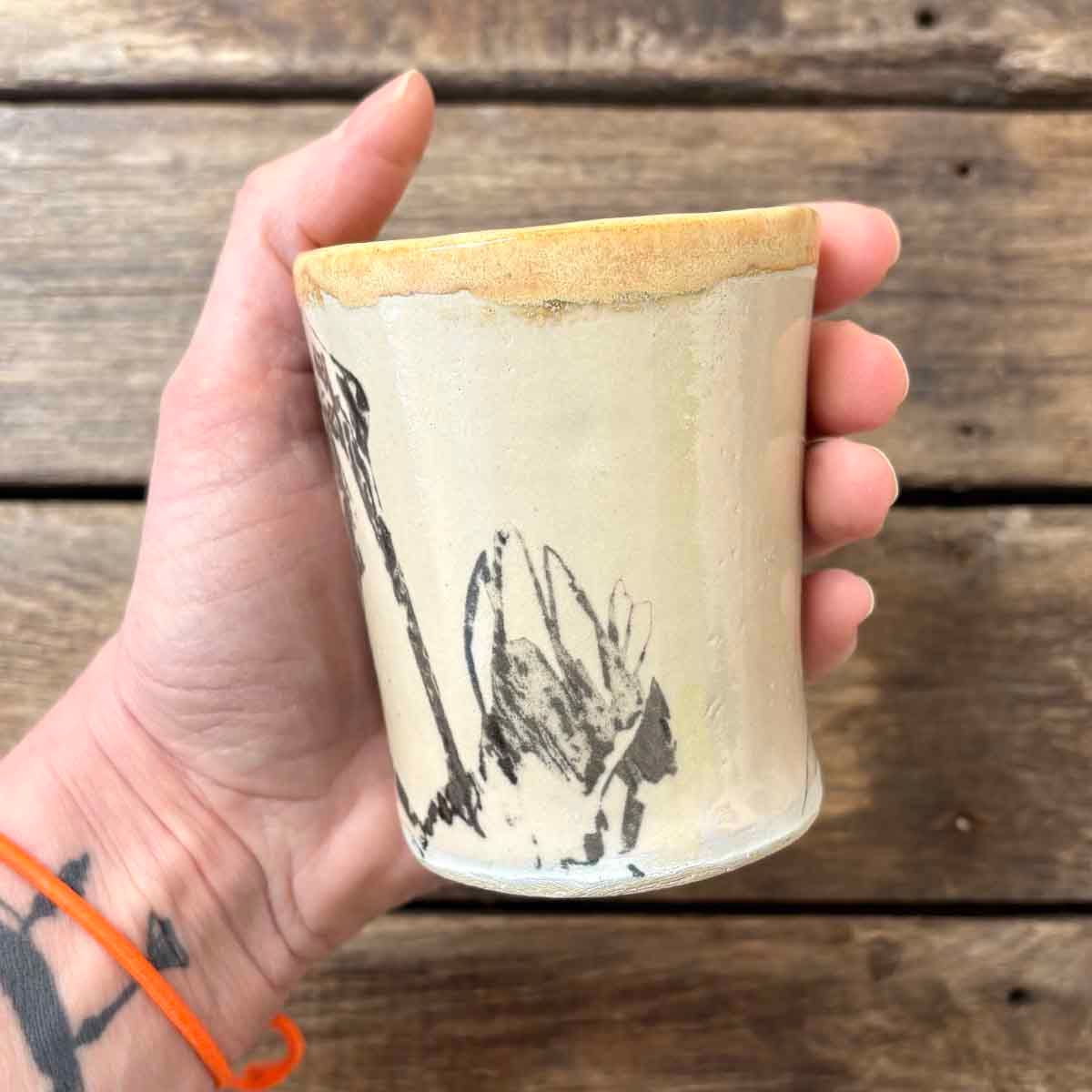 Bird, krus keramikk 9.5 cm