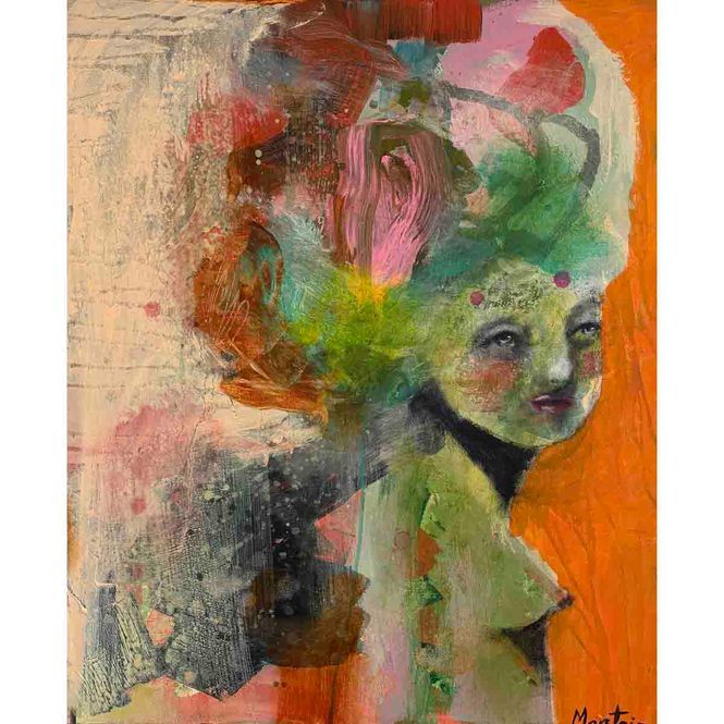 Hovedbilde Et blaff, 60x50 maleri