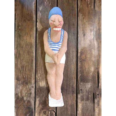 Stuper Sander, skulptur vegg 34 cm